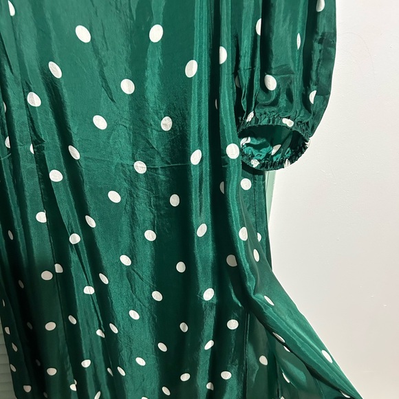 J.Crew Sweetheart long-sleeve midi dress in polka dot - Picture 3 of 7